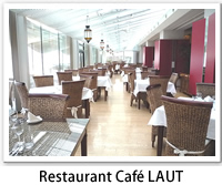Restaurant Café LAUTのフロアの写真です。クリックするとRestaurant Café LAUTのバリアフリーデータの詳細ページへ移動します。